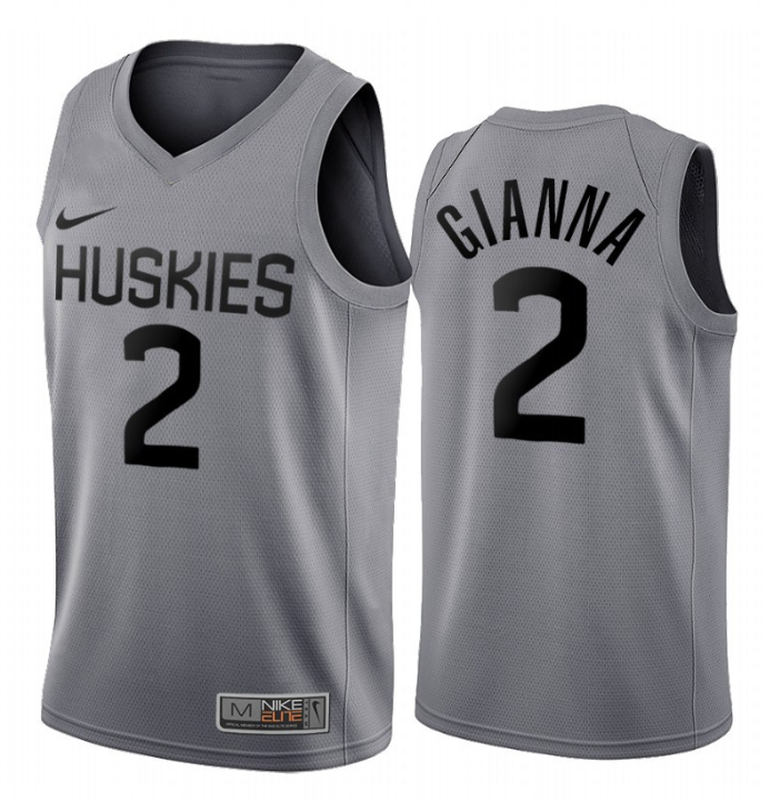 Men NCAA Mamba GIGI #2 Gianna grey jerseys